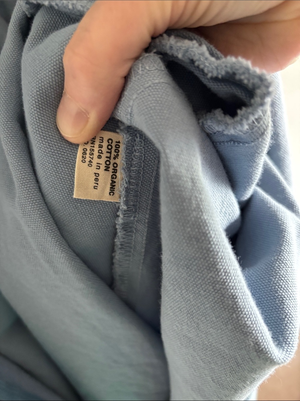Light Blue Zip-Front Utility Dress - Picture 5 of 5
